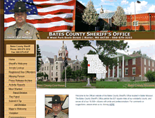 Tablet Screenshot of batescountysheriff.com